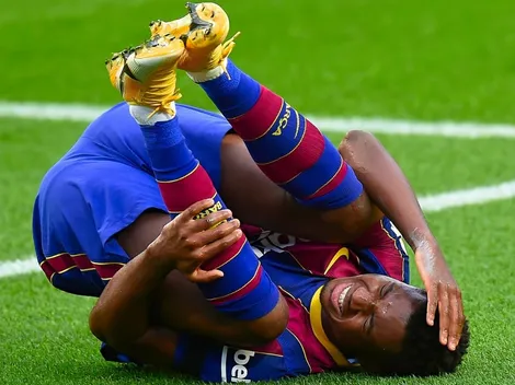 Ansu Fati fue operado y estará cuatro meses sin jugar
