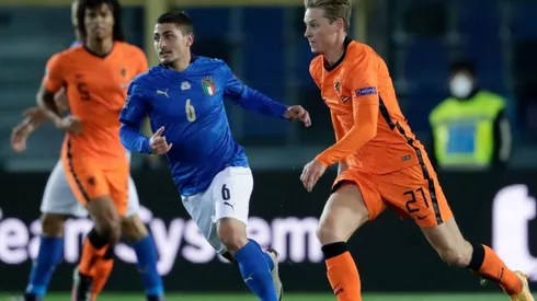 Italia viene de empatar ante Países Bajos por la Nations League