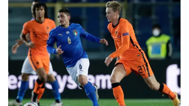 Italia viene de empatar ante Países Bajos por la Nations League