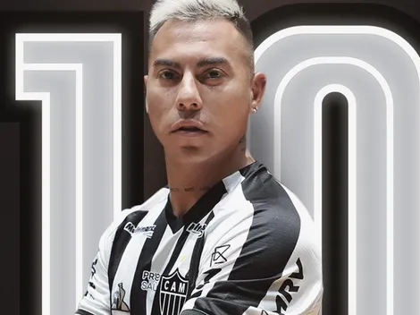 Edu Vargas se puso la camiseta 10 del Atlético Mineiro