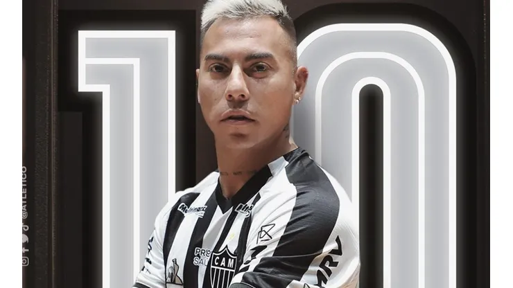Eduardo Vargas, oficialmente el 10 de Atlético Mineiro.