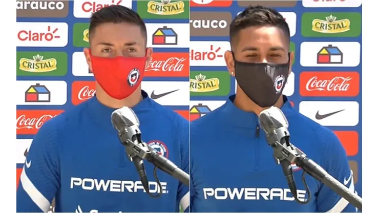 Echeverría y Vilches, felices en la Roja a espera del Chile-Perú.