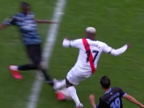 Video: Advíncula ve la roja tras fea plancha previo a duelo con Chile