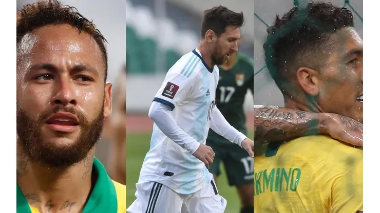 Si juntamos a los delanteros más cotizados de las selecciones sudamericanas este sería el tridente ofensivo-