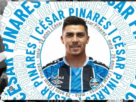 Gremio oficializa a Pinares y ahora vuelve a la Roja
