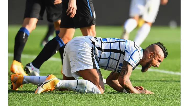 Arturo Vidal no pudo anotar