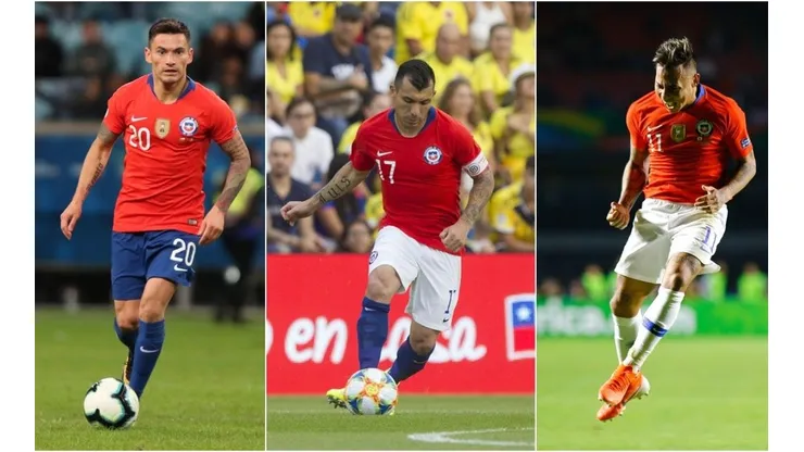 Gary Medel, Charles Aránguiz y Eduardo Vargas, ausentes en Chile contra Perú y Venezuela.