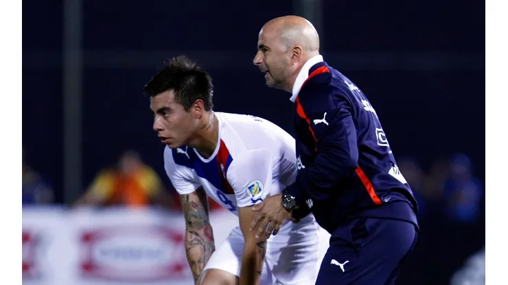 Vargas y Sampaoli se reencontrarán