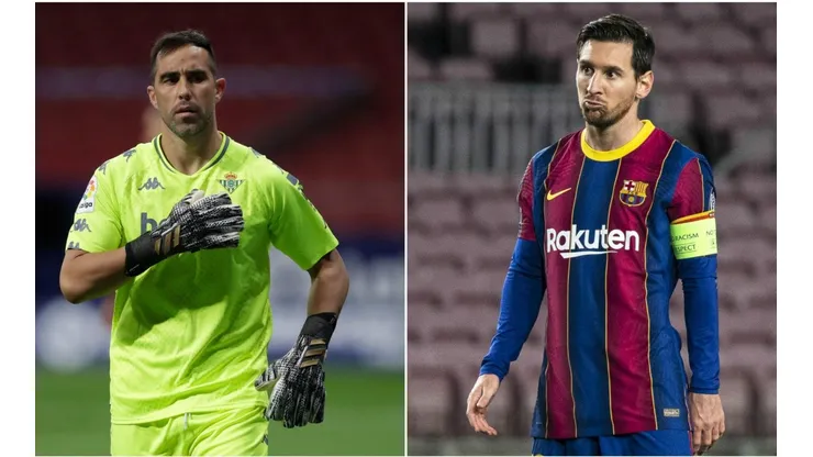 Claudio Bravo se reencuentra con Lionel Messi en la visita del Real Betis ante Barcelona este sábado.