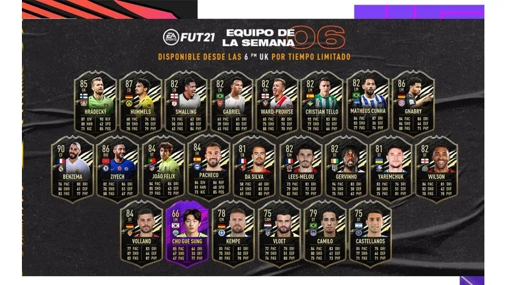 Karim Benzema lidera el equipo de la semana 6 de FIFA 21