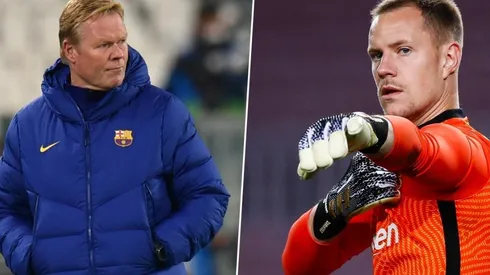 El DT culé valoró el nivel del arquero alemán.