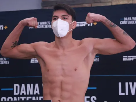 Bahamondes en peso y listo para buscar su contrato en UFC