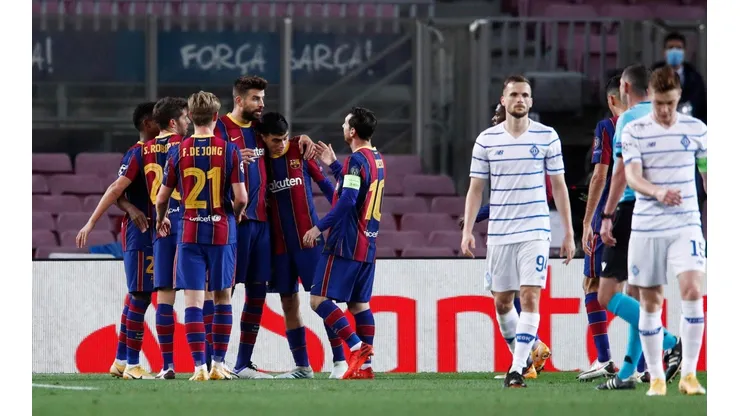 Barcelona se mantiene invicto en la Liga de Campeones.
