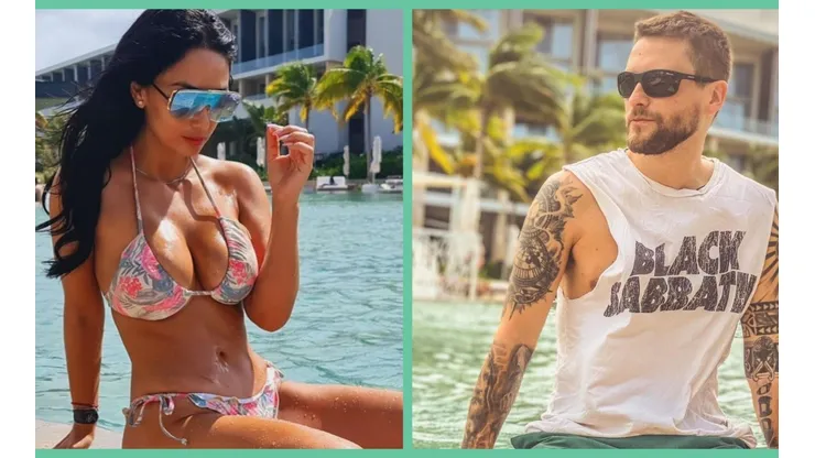 Pamela Díaz y Jean Philippe Cretton ya instalados en el Caribe.