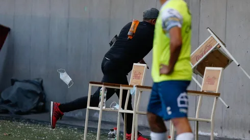 Torrente rompió sillas tras ser expulsando ante Audax Italiano