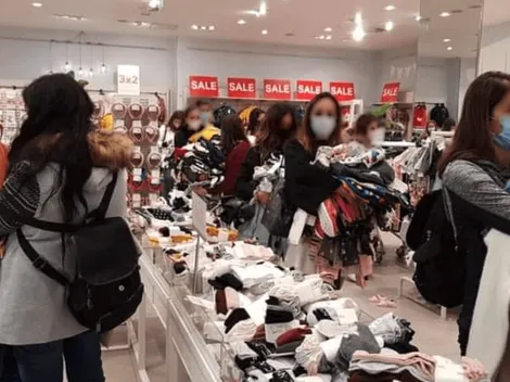 Fiscalizan tienda de mall Casa Costanera que estaba abarrotada de gente