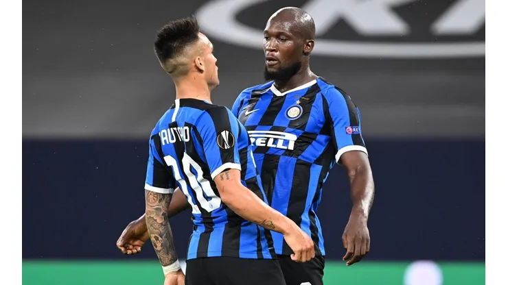Lautaro Martínez y Romelu Lukaku.