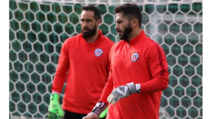 Johnny Herrera y Claudio Bravo en la Roja.
