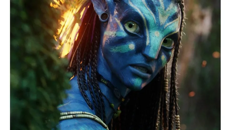 Neytiri (Zoe Saldana) en una escena de la primera película de "Avatar".