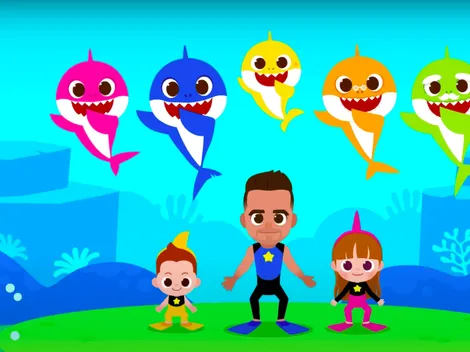 ¿Luis Fonsi ahora canta "Baby Shark"?