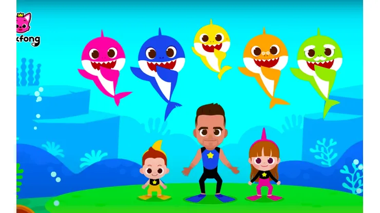 Una versión animada de Luis Fonsi protagoniza el nuevo video de "Baby Shark", para "Mini Stars".