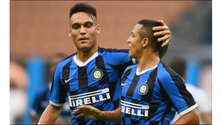 Alexis Sánchez y Lautaro Martínez se pelean la oportunidad de acompañar a Lukaku en el ataque del Inter
