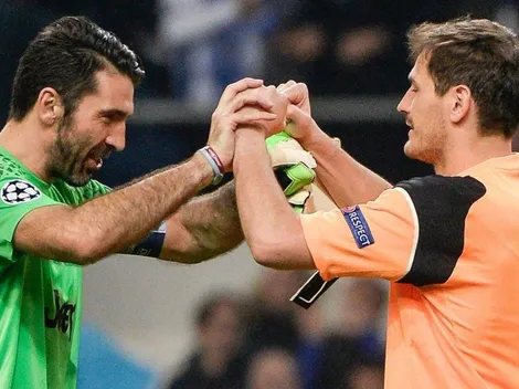 De leyenda a leyenda: El emotivo saludo de Buffon a Casillas