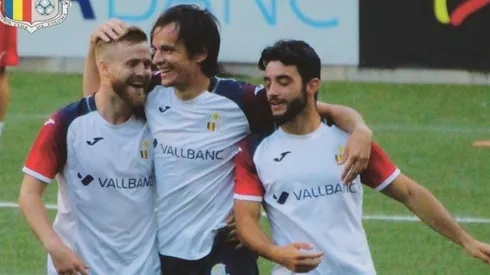 Nicolás Medina en el once de la liga de Andorra