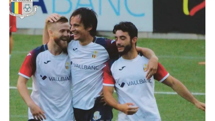 Nicolás Medina en el once de la liga de Andorra