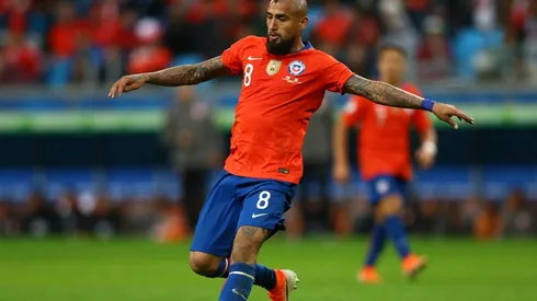 Arturo Vidal en la última Copa América