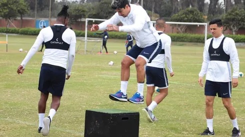 Primer entrenamiento de Pato Rubio