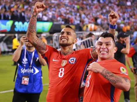 Vidal se luce con tierno saludo de cumpleaños para Medel