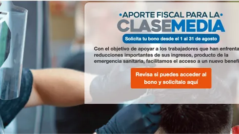 Guía para obtener el bono para la Clase Media
