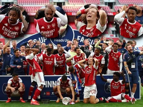 Fotos: A Aubameyang se le cae la FA Cup