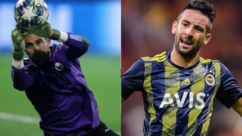 Claudio Bravo y Mauricio Isla en sus últimos clubes