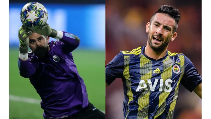 Claudio Bravo y Mauricio Isla en sus últimos clubes