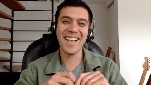 Gepe en plena conversación con RedGol.