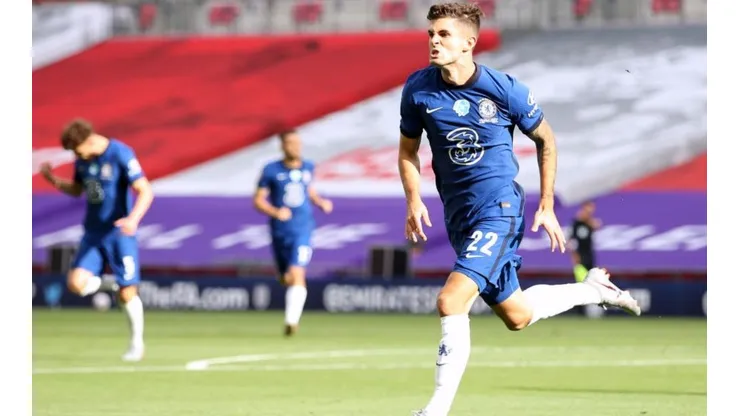 Pulisic marcó un tanto de gran factura