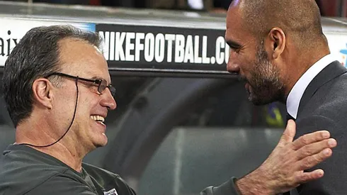 Bielsa y Guardiola se enfrentaron en España