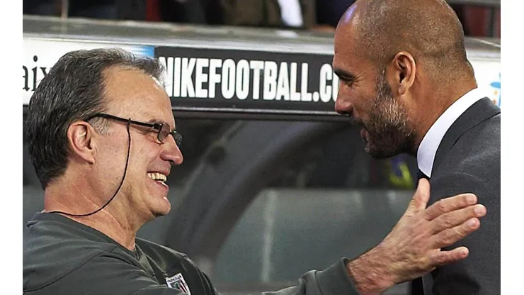 Bielsa y Guardiola se enfrentaron en España
