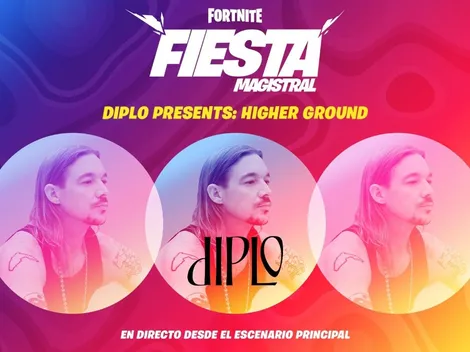 Cúando y dónde ver el concierto de Diplo en la Fiesta Campal de Fortnite