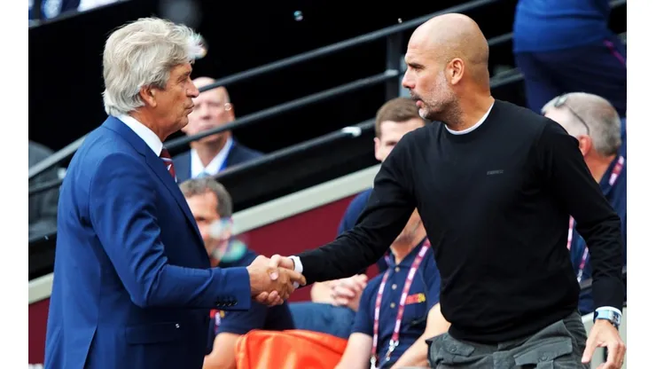 Manuel Pellegrini se enfrentó a Pep Guardiola con Real Madrid en la temporada 2009/10 del fútbol español