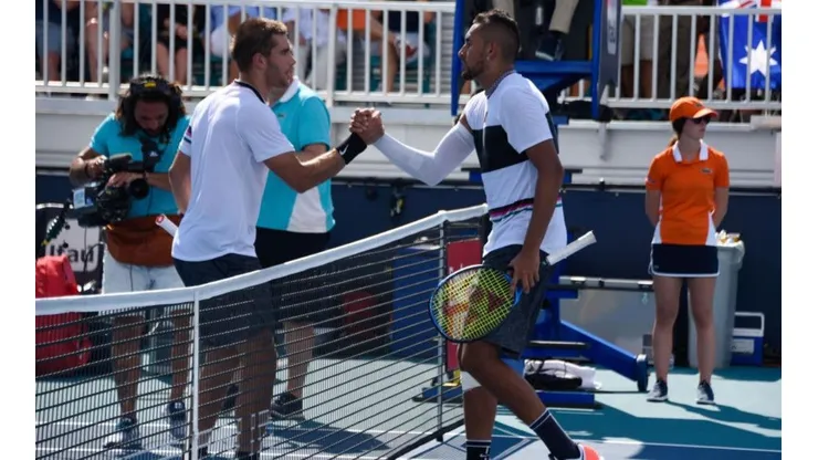 Coric y Kyrgios tuvieron un duro cruce