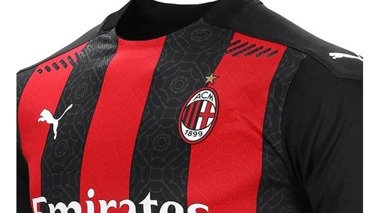 La nueva camiseta del AC Milan 2020-21.