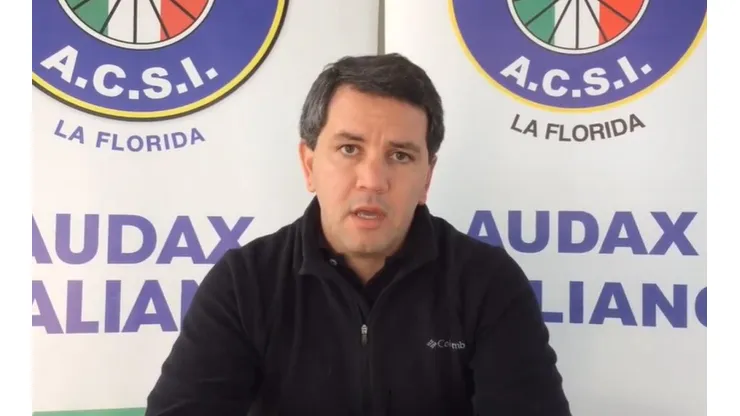 Lorenzo Antillo, presidente de Audax Italiano.
