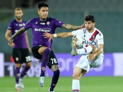 Con Pulgar y Medel en cancha, Fiorentina golea al Bologna