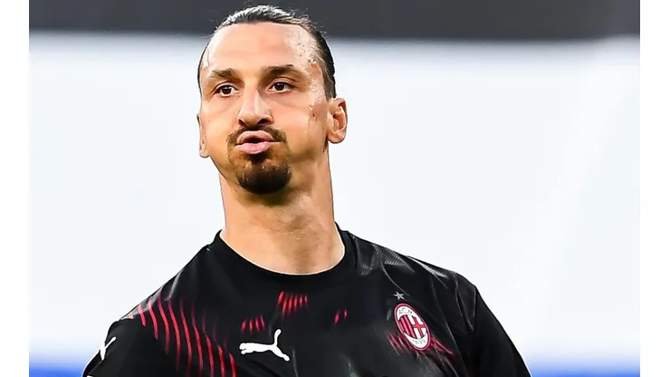 Zlatan Ibrahimovic en el Sampdoria-Milan.