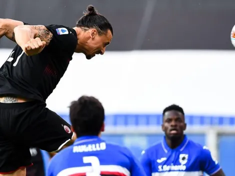 Zlatan locura: doblete de Ibrahimovic le da el triunfo al AC Milan