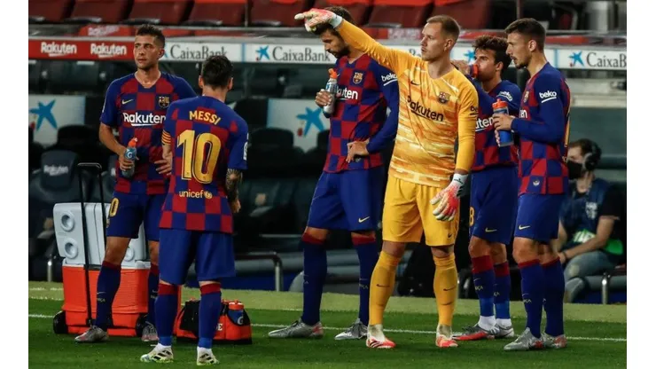 Ter Stegen no ha querido renovar con el Barcelona porque no está contento con los capitanes