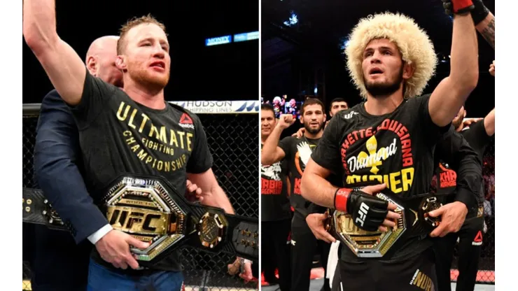 Justin Gaethje buscará romper el invicto de Khabib Nurmagomedov y quitarle el cinturón de UFC